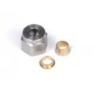 Haltech - 1/4" Nut and Brass Ferrule Only