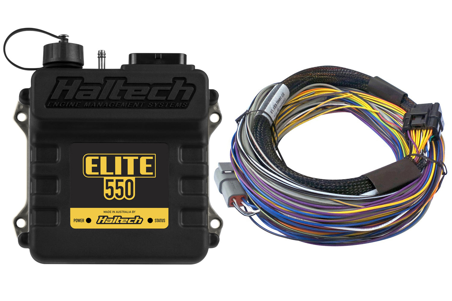 Haltech - Elite 550 + Basic Universal Wire-in Harness Kit Length: 2.5m (8')