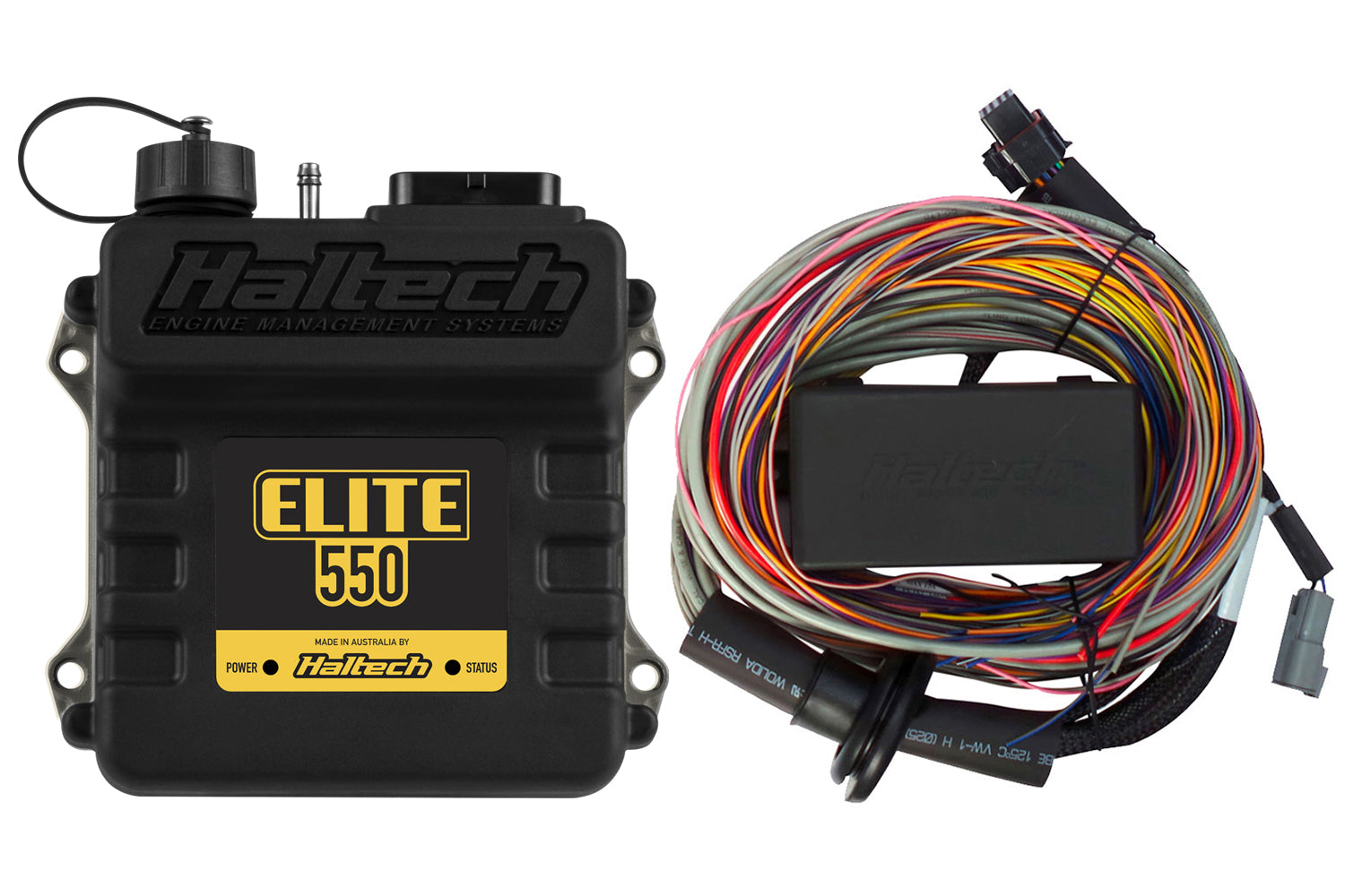 Haltech - Elite 550 + Premium Universal Wire-in Harness Kit Length: 2.5m (8')