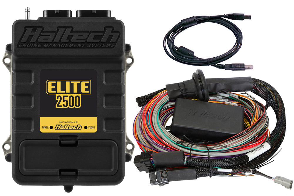 Haltech - Elite 2500 + Premium Universal Wire-in Harness Kit Length: 5m (16')