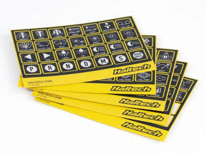 Haltech CAN Keypad Label Set