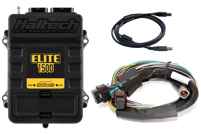 Haltech - Elite 1500 + Basic Universal Wire-in Harness Kit Length: 2.5m (8")