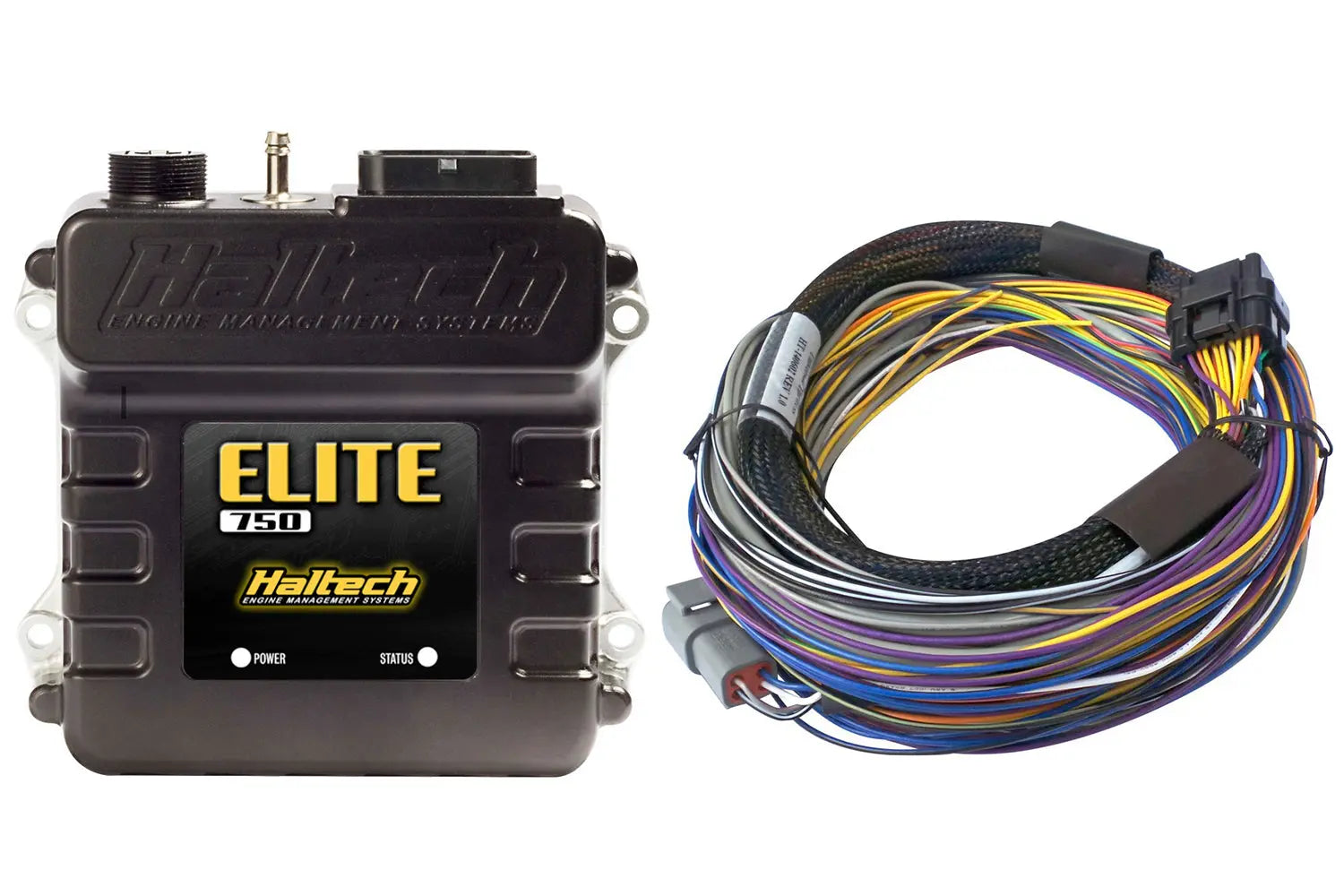 Haltech - Elite 750 + Basic Universal Wire-in Harness Kit Length: 2.5m (8')