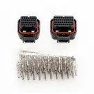 Haltech Plug and Pins Only - AMP 26 & 34 Pin 4 Row 3 Keyway Superseal Connector Set