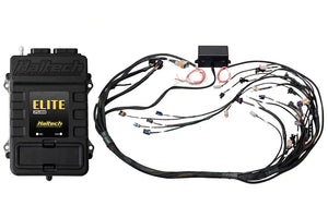 Haltech Elite 2500 + GM GEN IV LSx (LS2/LS3 etc) DBW Ready Terminated Harness Kit Injector Connector: Bosch EV1